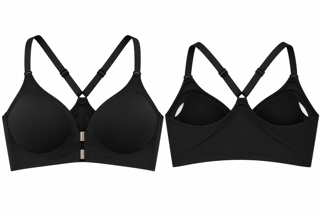 Lustra Women’s Seamless Wireless Comfort Bra with Adjustable Straps